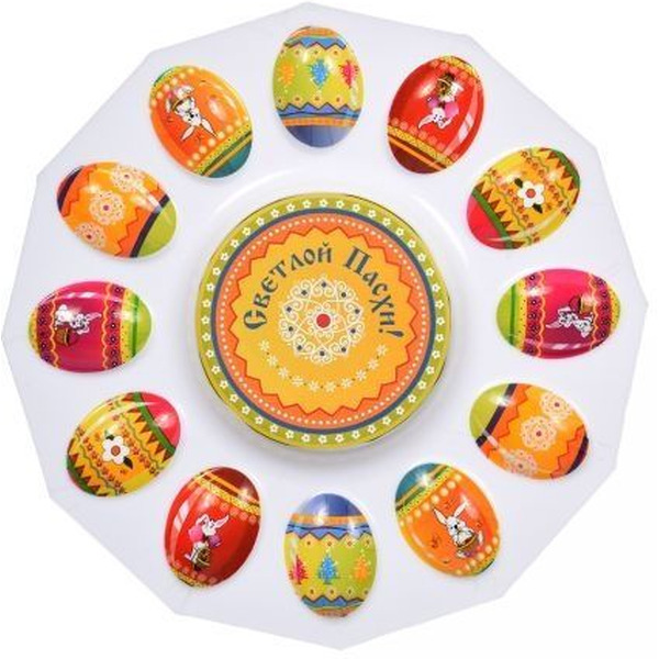 Блюдо для кулича и 12 яиц Marmiton Пасхальное 17076