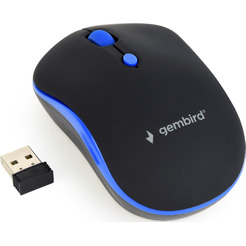 Мышь GEMBIRD MUSW-4B-03-B (черный/синий)