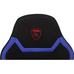 Кресло геймерское Бюрократ Zombie 10 (черный/синий)