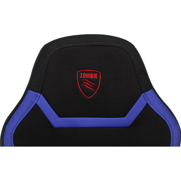 Кресло геймерское Бюрократ Zombie 10 (черный/синий)