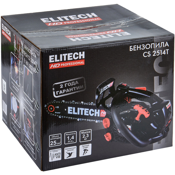Бензопила ELITECH CS 2514T E1611.003.00