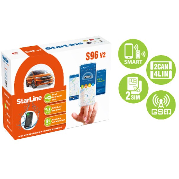 Автосигнализация StarLine S96 BT GSM v.2
