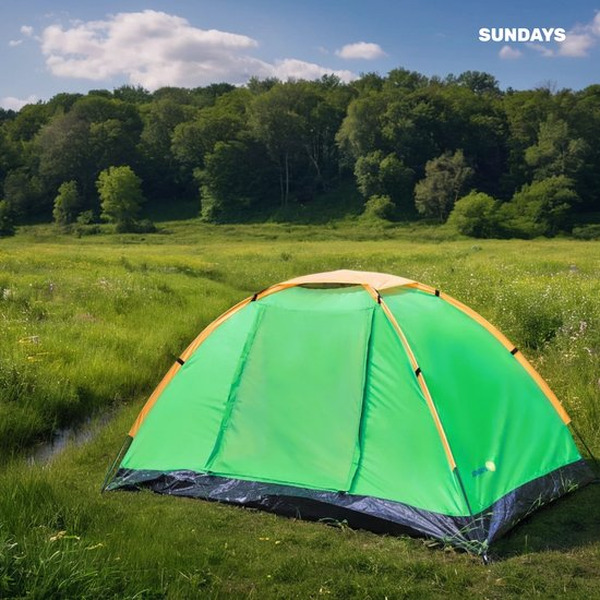 Палатка Sundays ZC-TT002-3 (зеленый/оранжевый)
