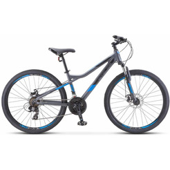 Велосипед Stels Navigator-610 MD (14" Антрацитовый/синий) 26" LU098465 LU091646