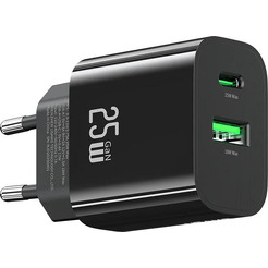 Сетевое зарядное Usams CC315 T65 25W (черный)
