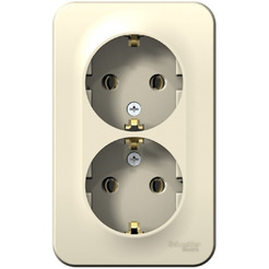 Розетка двойная Systeme Electric BLANCA BLNRA010212