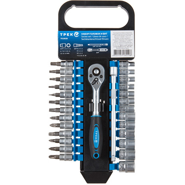 Набор головок и бит ТРЕК TR18028