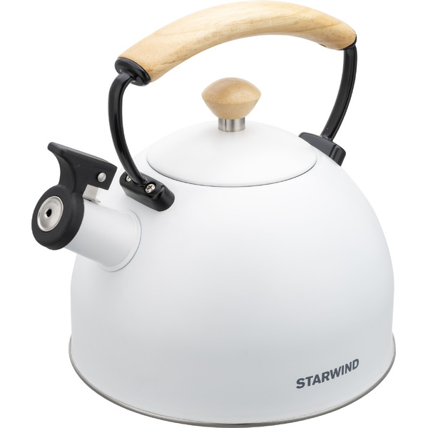 Чайник металлический Starwind SW-CH1712 (белый)