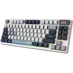 Клавиатура MSI Forge GK600 (белый/синий)