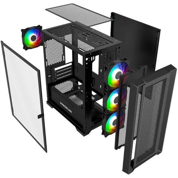 Корпус Powercase Alisio Micro X4B V2 CAMCXB-A4