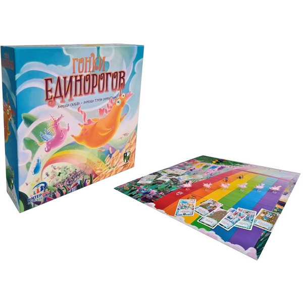 Настольная игра ИнтерХит Гонки Единорогов UFE03-2108