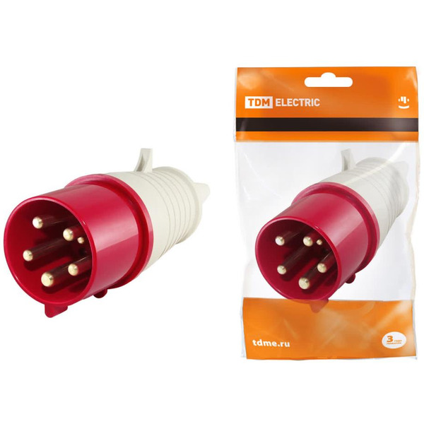 Вилка TDM ELECTRIC SQ0601-0003
