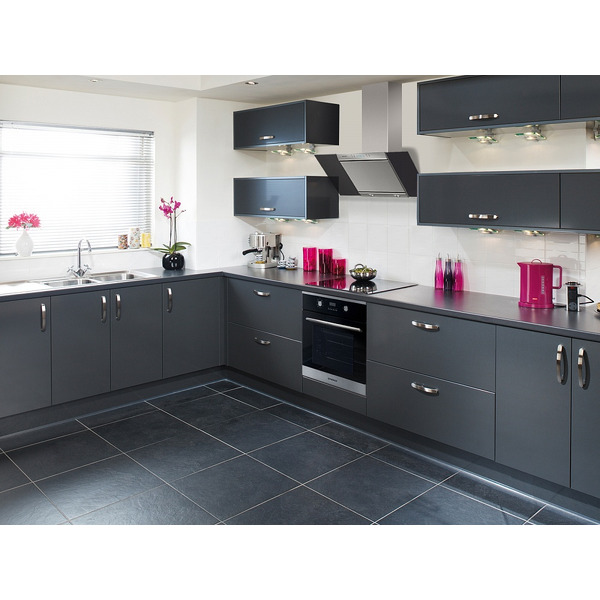 Кухонная вытяжка Maunfeld Gloria 90 (нержавеющая сталь/черное стекло)