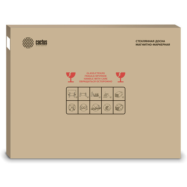 Доска стеклянная Cactus CS-GBD-90x120-BK