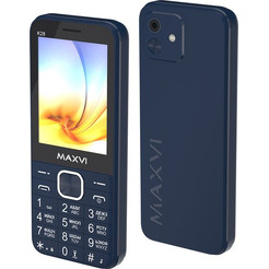 Кнопочный телефон Maxvi K28 (синий)