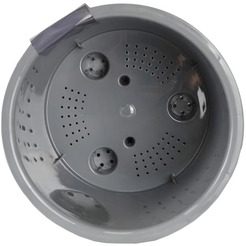 Горшок для цветов с дренажной вставкой Полимербыт Genius 6,6л 4376605