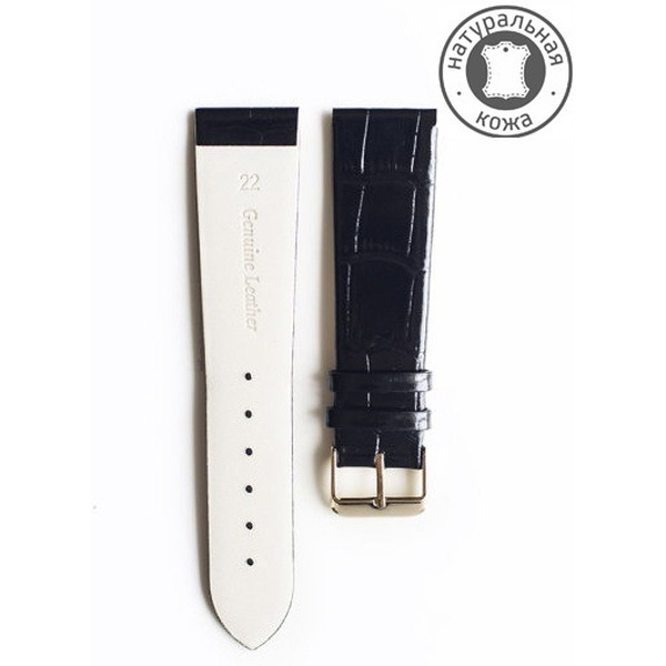 Ремешок D&A Kroko РК-22-03-02-1-1 (черный)