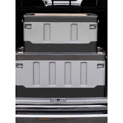 Органайзер усиленный складной со столиком Happy Home HH-006 (чёрный) 60л.