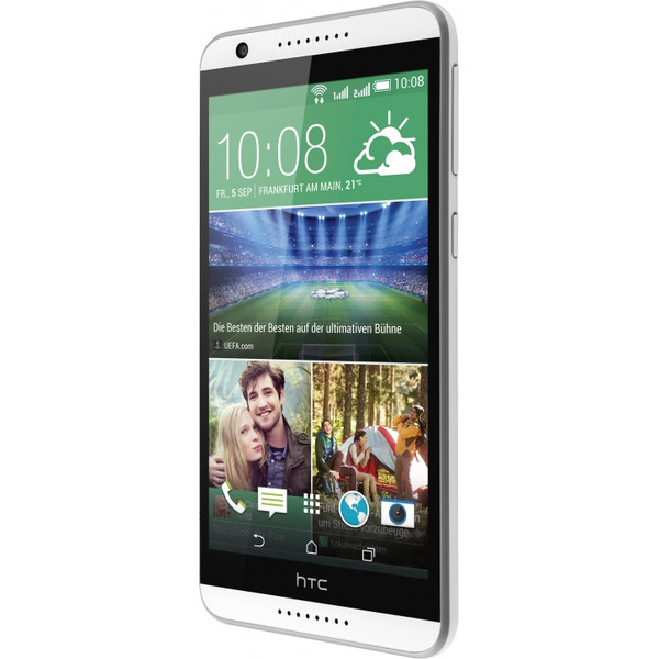 Смартфон HTC Desire 820G dual sim EEA Gloss White + Light Grey Trim (99HAFF040-00)