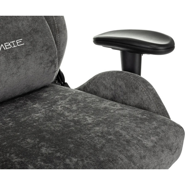 Кресло игровое Zombie Ghost Fabric (серый)