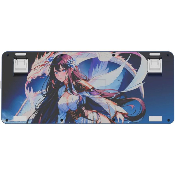 Клавиатура Redragon Flekact Pro (белый/сиреневый/синий)