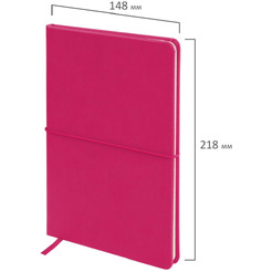 Блокнот BRAUBERG 111034 (малиновый)