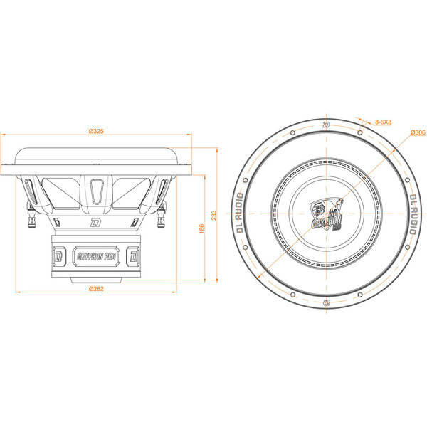 Головка сабвуфера DL Audio Gryphon Pro 12 v3 SE