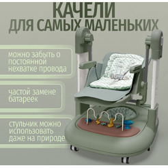 Стульчик для кормления Bubago William BG 193-1 (Зеленый)