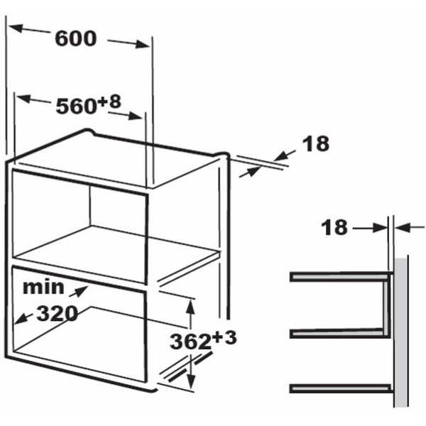 Встраиваемая микроволновая печь Akpo MEA 820 08 MMP01 BL