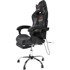 Игровое кресло Calviano AVANTI Ultimato total black (с подножкой, вибромассажное)