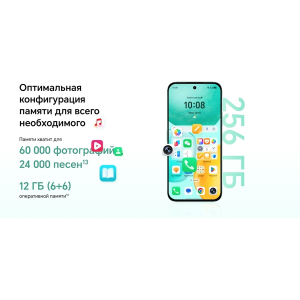 Смартфон HONOR X6c NIC-LX1 6GB/128GB (белый)