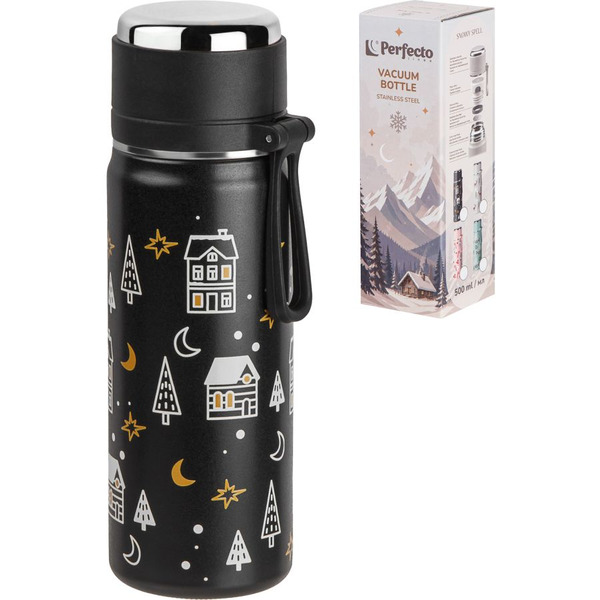 Термос PERFECTO LINEA SNOWY SPELL 27-500225 (черный)