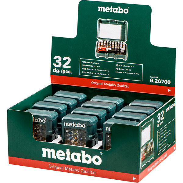Набор бит Metabo 626700000 (32 предмета)