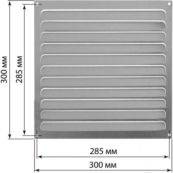 Решетка металлическая усиленная TDM SQ1807-0732
