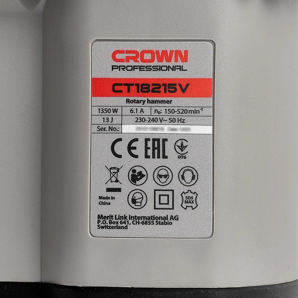 Перфоратор CROWN CT18215V BMC