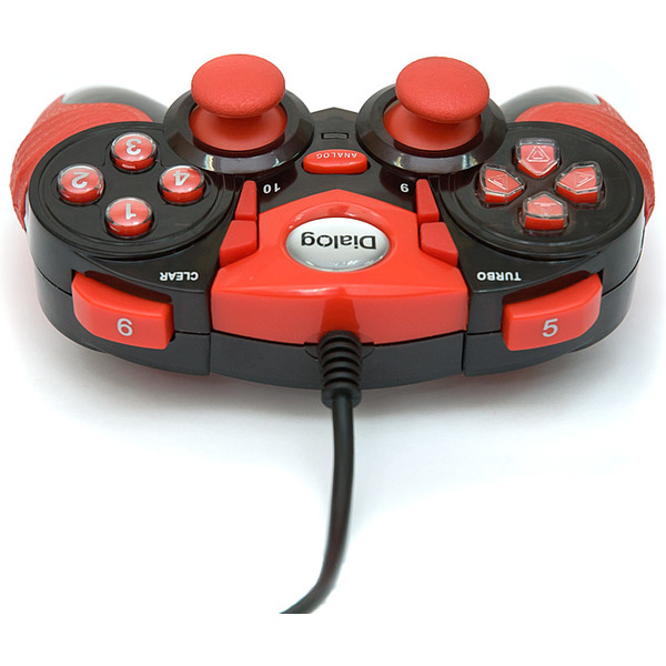 Геймпад DIALOG Action GP-A15 черно-красный