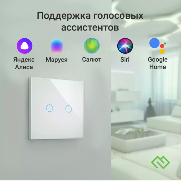 Выключатель Digma DiSwitch 2p (DSW2P)