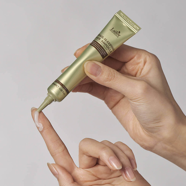 Ночная восстанавливающая сыворотка для волос Lador Snail Sleeping Clinic Ampoule, 20 мл