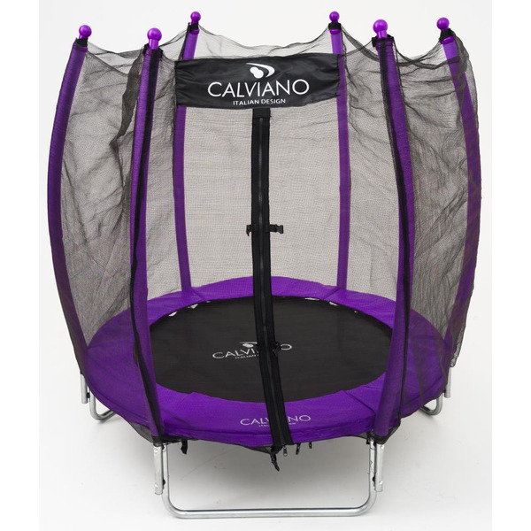 Батут Calviano 140 см - 4.5ft OUTSIDE master purple