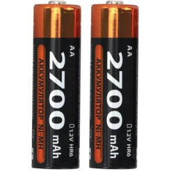 Зарядное устройство с аккумуляторами SONNEN  2 шт AA (HR6) 2700 mAh BC2, в блистере