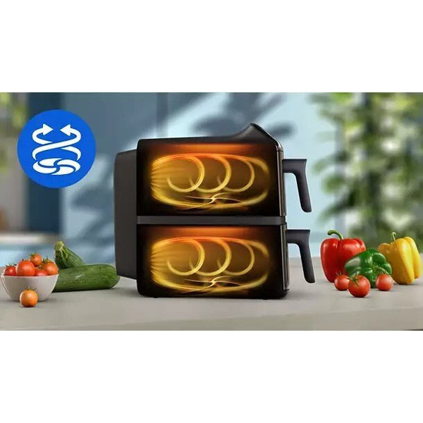 Аэрогриль Philips Ovi Stacked Dual Basket NA462/70