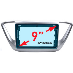 Рамка Incar RHY-FC324 (XTA HYUNDAI Solaris 2018+)