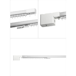 Умный карниз для штор Яндекс YNDX-00591 1.8-3.0м  работает с Алисой, Zigbee