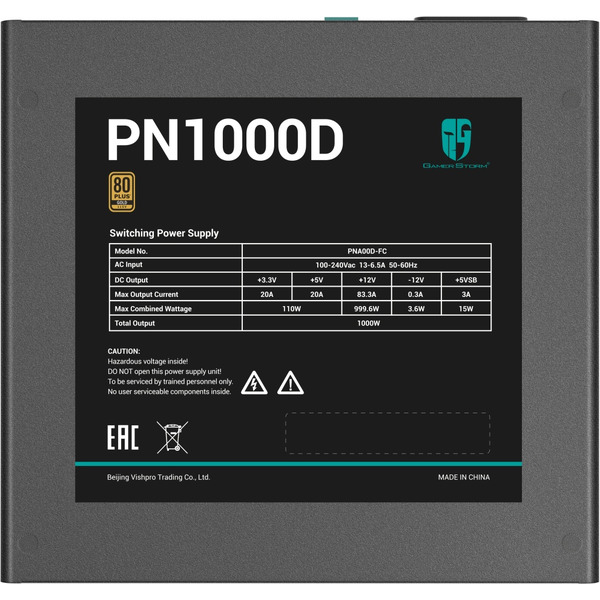 Блок питания Deepcool GamerStorm PN1000D (R-PNA00D-FC0B-WGEU-V2)