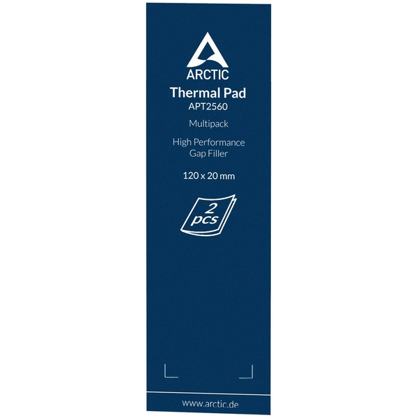 Термопрокладка Arctic Thermal pad ACTPD00012A (120x20x0.5 мм, 2 шт)