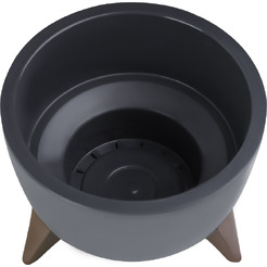 Кашпо La Decoro Грация КШ-4191 (антрацит)