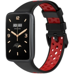 Ремешок Bingo Sport для XIAOMI Smart Band 7 Pro Черный с красным