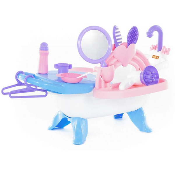 Ванночка для кукол Полесье №2 с аксессуарами 58607