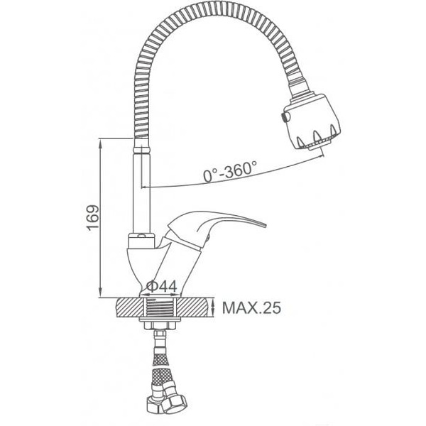 Смеситель Ledeme L4331