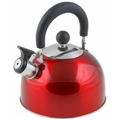Чайник со свистком Perfecto Linea Holiday 52-121515 (красный металлик)